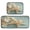 Starfish with Flowers, variant on 2-Piece Kitchen Rugs Set Non-Slip Mats Carpet Floor for Kitchen, Bathroom (19.7"x27.6" & 19.7"x47.2") Male and Female Chickens