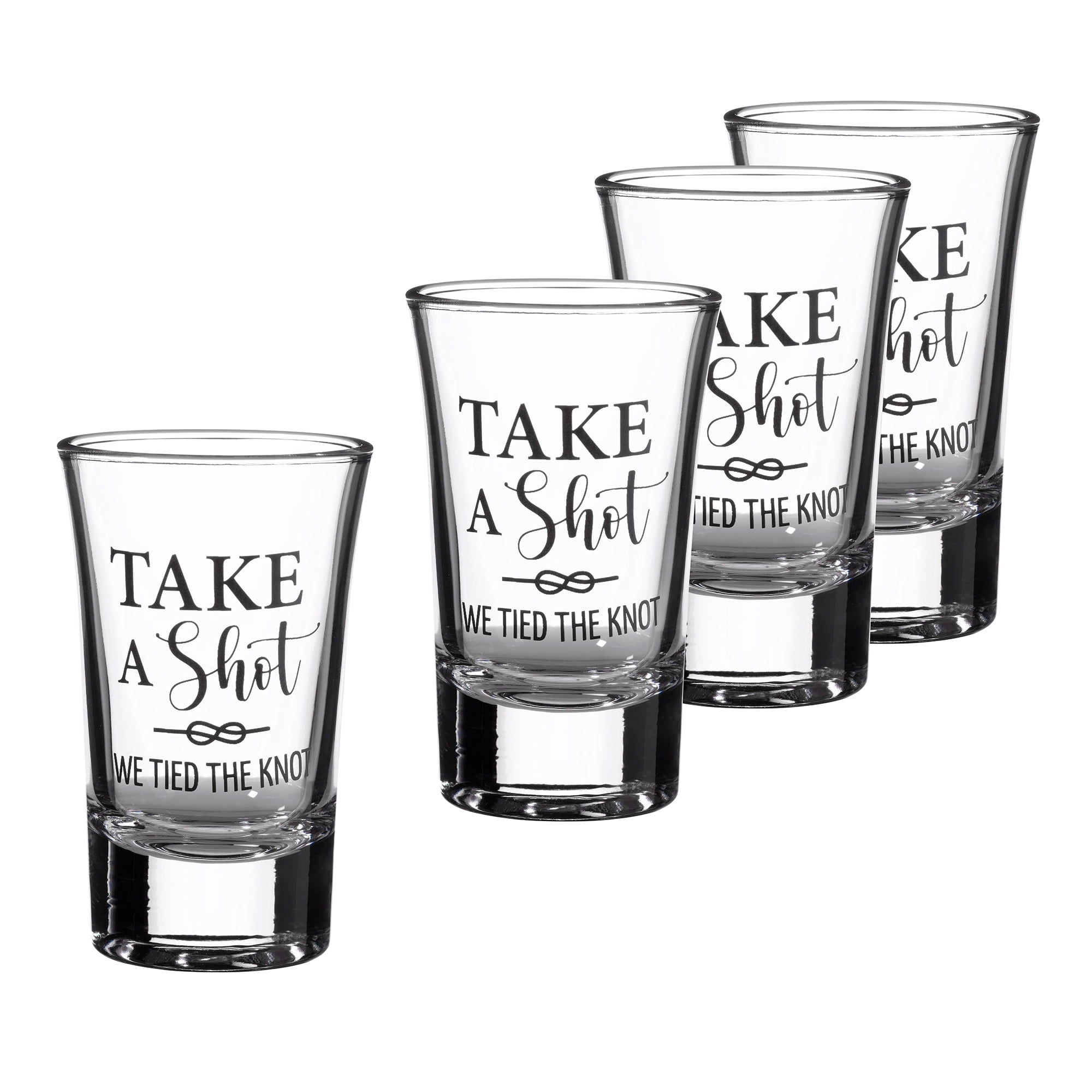 50 Personalized Shot Glasses And Gift Boxes Wedding Bridal Shower Party Favors 