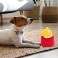thumbnail image 5 of Juguete de peluche para perros, resistente a las mordeduras, rechinar los dientes, alivio del aburrimiento, forma de patatas fritas, juguete masticable para mascotas para cachorros, 5 of 5