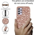 thumbnail image 3 of Compatible with Samsung A23 5g Case Glitter Shockproof, for Samsung Galaxy A23 Phone Case Bling Sparkly TPU and PC Silicone Shiny Girl Women Thin Protective Cover (Rose Gold), 3 of 7