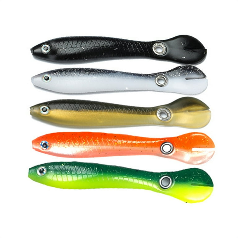 3D Fish Bionic Soft Bait Small Loach Lure Swimbait For Pike Bass