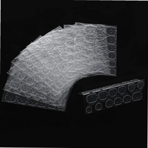 30 Sheets Nail Glue Patch, 720Pcs Press On Nails Adhesive Pads Double-Sided Transparent Protect Nail Patch for Nail Art Studio Nail Stickers Women's Nail Art DIY Fake Nails