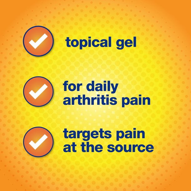 (2 pack) Equate Arthritis Pain Reliever Gel 1% Diclofenac Sodium, 3.53 oz, Compare to Voltaren® Arthritis Pain Active Ingredient