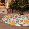thumbnail image 6 of Sigee Hearts And Autumn Leaves for Christmas Decoration Tree Skirt Christmas Tree Skirt,Christmas home decor Holiday Tree Skirt Fits Christmas Tree-30", 6 of 7