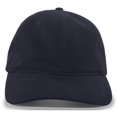 thumbnail image 1 of Pacific Headwear 201C.065.OS Coton Brossé Sergé Boucle Sangle Réglable Cap&44; Marine - Taille Unique, 1 of 1