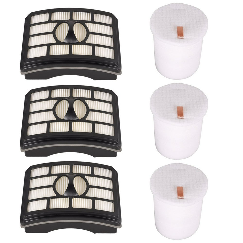 3 Pack Hepa Filter & Foam Filter Kit Replacement for Shark Rotator LiftAway Upright NV501