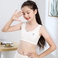 thumbnail image 5 of ibuvkizy Kids Girls Underwear Foam Bra Bralettes Children Underclothes Sport Clothes, 5 of 9
