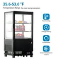 thumbnail image 2 of Aoile 2.1 Cu.Ft Commercial Refrigerated Display Case, Single Door Countertop Display Refrigerator with LED Lighting, 2 of 7