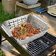 thumbnail image 5 of Estilo de Barbacoa Redonda, Red de Barbacoa de Acero Inoxidable, Red de Carne para Barbacoa, Red de Vegetales, Resistente, Portátil, Metal, para Patio, 5 of 8