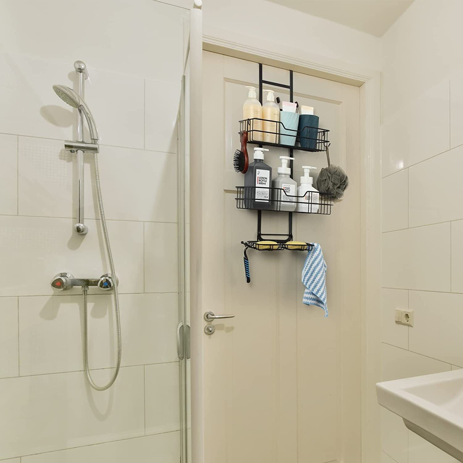 YIGII Over The Door Shower Caddy Rust Proof KS026 - Tools for Kitchen &  Bathroom
