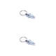 thumbnail image 2 of Scienceny Juego de pernos y anillos para invernaderos: resistentes y duraderos para todas las necesidades de las plantas Pernos para invernaderos Acero inoxidable Diámetro del pasador4 2piezas, 2 of 6