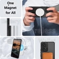 thumbnail image 2 of Funda para teléfono celular GUAGUA para Samsung Galaxy A53 de 6.5 pulgadas, negra, 2 of 9