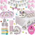 thumbnail image 1 of 142 Pcs Fournitures de Fête Licorne Ultime pour Anniversaire de Fille, 1 of 5