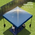 thumbnail image 4 of Outsunny 10' x 10' Canopy Cover with Weight Bags, UPF50+ Pop Up Canopy Replacement Top, Navy Blue, 4 of 10