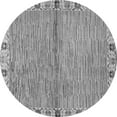 thumbnail image 1 of Ahgly Company Indoor Round Abstract Gray Modern Area Rugs, 8' Round, 1 of 4