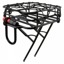 Origin-8 Rush Messenger Front Basket Rack with Cargo Net - Black
