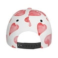 thumbnail image 6 of Daiia Pink Hearts Baseball Cap Men Women Classic Adjustable For Running Workout And Outdoor Activitie All Season Dad Hat Gift, 6 of 9