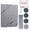 Gray, variant on Stone Drying Mat for Kitchen - Quick Drying Stone Mat for Kitchen Counter, Perfect for Drying Cups And Dishes (16x12 Inch, WHITE)