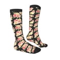 thumbnail image 4 of Lsque Rose Flowers Printed Crew Socks Men's Women's LightWeight Thin Casual Calf Socks ,Knee High Socks,Cotton Socks, 4 of 9