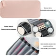 thumbnail image 3 of Hukapapa Bolsa de cosméticos con Memoria de poliéster, Bolsa de cosméticos Coreana portátil de Viaje, Bolsa de Almacenamiento de cosméticos para Mujer, Rosa, 3 of 5