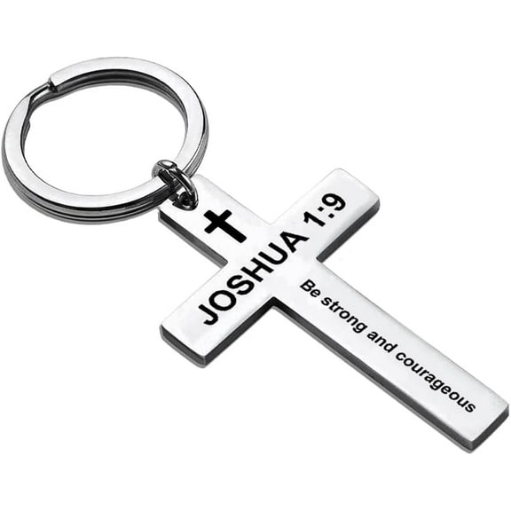 Christian Christmas Birthday Gifts for Daughter Son Inspirational Gifts for Women Men Christian Cross Keychains