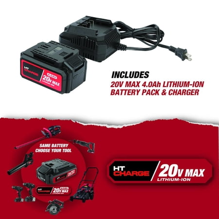 HYPER TOUGH 20V BRUSHLESS 4-1/2-IN CORDLESS ANGLE GRINDER BATTERY & CHARGER