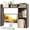 Grey-2, variant on SolaceHue Desktop Bookshelf, 37" Countertop Storage Hutch with 7 Cubes & 3 Adjustable Shelves, 3-Tier Desk Display Rack Organizer, Multipurpose Wood Desktop Hutch for Dorm Home Office (White)