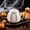White, variant on Halloween Pumpkin‑Shaped Ceramic Mug with Lid Vertical Groove Pumpkin Design Coffee Cup Novelty Drinking Vessel For Home Daily Use Fall Holiday Party Gift(Black)