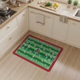 thumbnail image 2 of ODIKA 3'x5' Washable Area Rug Non-Slip, Flatweave, Easy Care Field Bold Athletic Border Score Motif Aglity Theme Decorations Soccer Flowing for Hallway, Laundry Room, 2 of 7