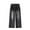 Black, variant on Mens Jeans Vintage Streetwear Wide Leg Jeans Flared Pants Loose Fit Casual Y2K Jeans