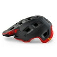thumbnail image 3 of MET Helmets Terranova MIPS Mountain Bike Helmet in Matte Black with Glossy Red Accent, Size Small, 3 of 3