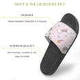 thumbnail image 3 of GZHJMY Stylish Slides for Women Men, Pink Unicorn and Rainbow Soft Flexible Slip-on Sandals Slippers, 3 of 7