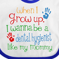 thumbnail image 4 of Inktastic Dental Hygienist Like Mommy Boys or Girls Baby Bib, 4 of 4