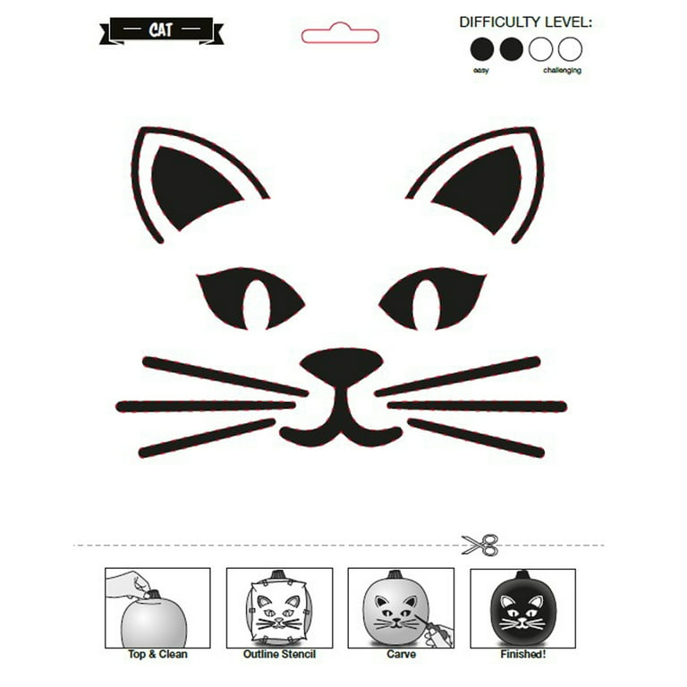 Halloween Pumpkin Cat Stencils halloween-pumpkin-cat-stencils
