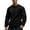 Black(New), variant on PNTUTB Men Casual Fashion Solid Color Pullover Textured Patch Pocket Long Sleeve Round Neck Shirts