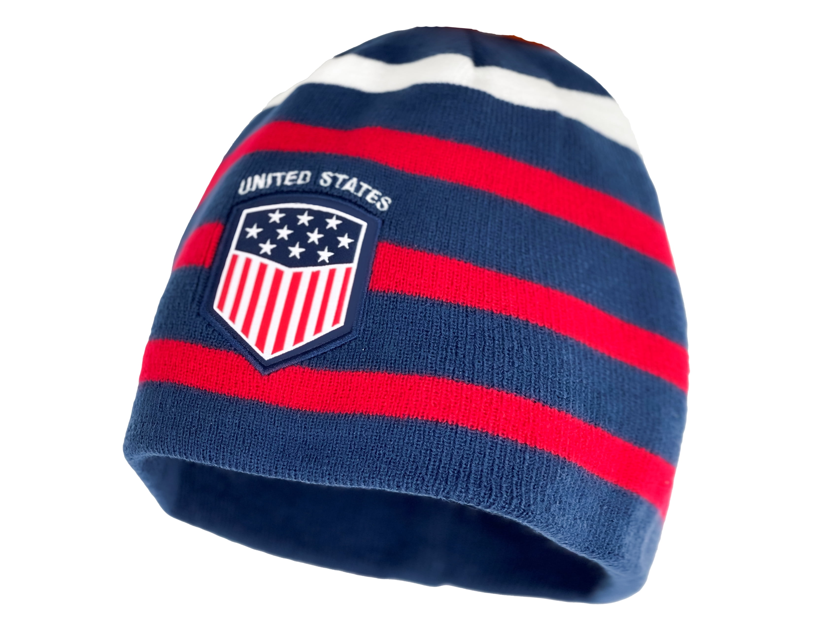 Fan Ink Juventus Official Knit Beanie - Embroidered Crest, Stretch Fit, Acrylic Winter Hat For Men & Women