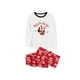thumbnail image 2 of Conjunto de pijama navideño familiar a juego Fiomva para mujer y hombre, ropa de dormir navideña suave, pijamas navideños para niños, 2 of 6