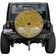 thumbnail image 3 of Lotusprinthandmade Personalized Colorful Tree Anniversary Spare Tire Cover With Backup Camera Hole 6 Sizes (35 in.), custom name colorful tree tire wrap, 3 of 7