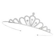 thumbnail image 2 of Miangastore Crowns Women Rhinestone Silver Anniversary 1Pcs 4.9x1.2in, 2 of 8