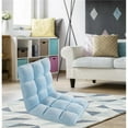 thumbnail image 1 of FRC2746-US Literie de Luxe Urban Microfibre Moderne Contemporain Fauteuil Inclinable Matelassé - Bleu, 1 of 1