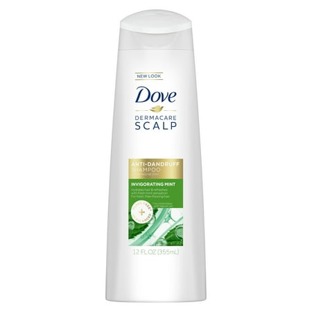 Dove Dermacare Scalp Invigorating Mint Anti-Dandruff Shampoo, 12 (Best Scalp Shampoo For Hair Loss)