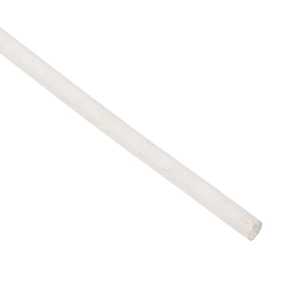 Uxcell 33Ft-4mm High TEMP Silicone Fiberglass Sleeve Insulation Cable Protectors White