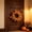 B, variant on 22" Harvest Fall Neutrals Rattan Wreath, Artificial Orange Leaf and Dried Grass Floral, Handwoven Round Front Door Wall Hanging for Thanksgiving Home Decor