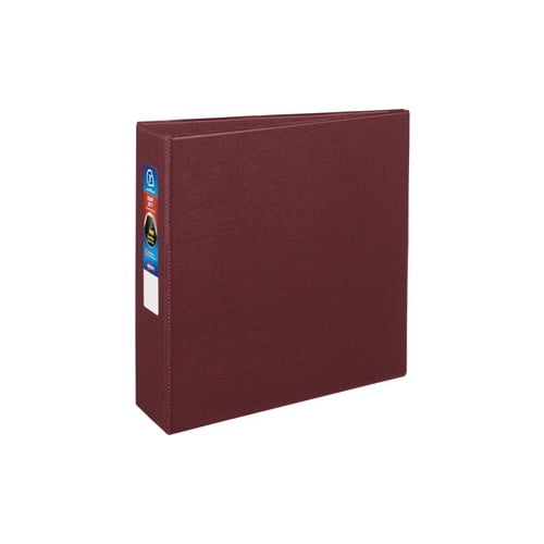 Avery 3' Heavy-Duty Binder, One-Touch EZD Ring, Maroon, 670 Sheets 3' Binder Capacity - Letter - 8 1/2' x 11' Sheet Size - 670 Sheet Capacity - 3 x D-Ring Fastener(s) - 4 Internal Pocket(s) - Pol