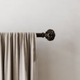 thumbnail image 4 of Mainstays 3/4" Oil Rubbed Bronze Filigree Knob Adjustable Single Curtain Rod Set, 30"-84", 4 of 7