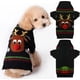 thumbnail image 1 of Ugly Christmas Pet Holiday Reno Perro Suéter, Rojo Negro Cachorro Gato Invierno Prendas de Punto Caliente Suéter Ropa para Perros Pequeños Medianos (Negro L), 1 of 5