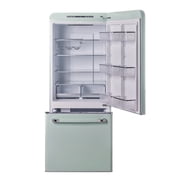 Unique Appliances Classic Retro 30 17.7 cu ft Bottom Freezer Refrigerator, Summer Mint Green