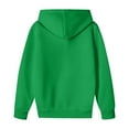 thumbnail image 5 of Abcomgle Cute Hoodies for Girls 10-12 Trendy Hooded Girls Sweatshirt Long Sleeve Girls Pullover Sweatshirt Casual Winter Clothing for Teen Girls,3-4 Years Green, 5 of 5