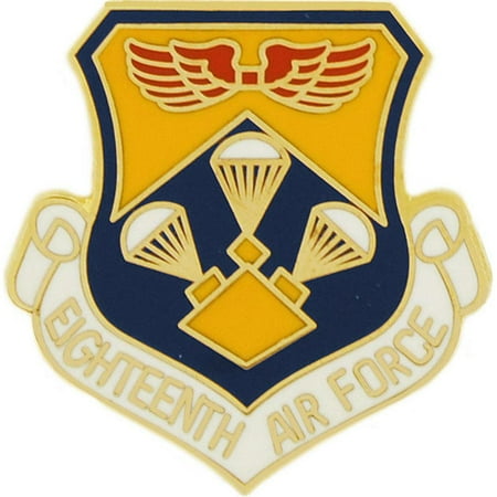U.S. Air Force 18th Air Force Shield Pin 1
