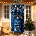 thumbnail image 5 of Ouuluon Festive Christmas Door Curtain, 35X71 inch Hanging Cover for Front Door Wall Holiday Party Decoration, 5 of 7